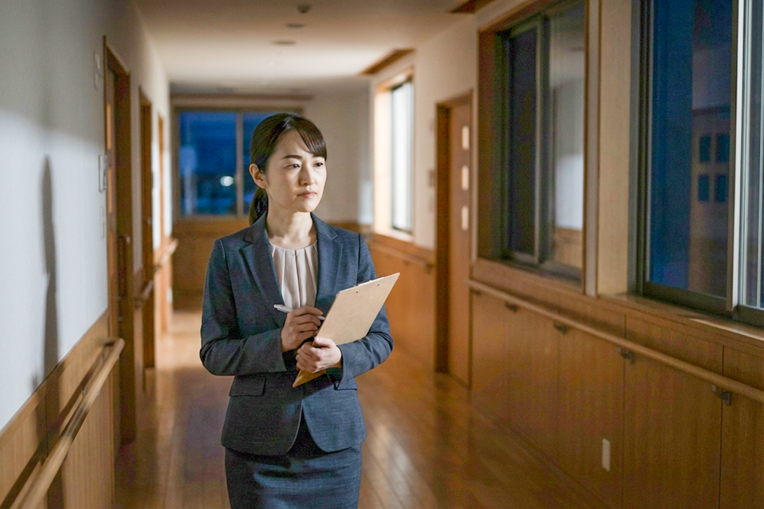 サービス付き高齢者向き住宅での安否確認